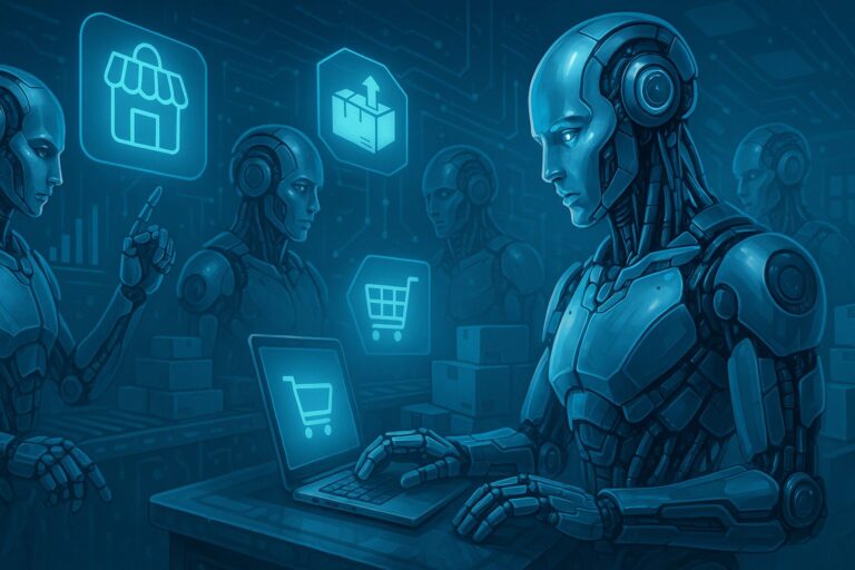 Agentic ecommerce agent orchestrating ecommerce brand operations.